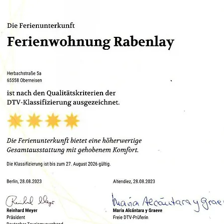 4 Sterne Rabenlay Apartmán *